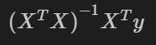 OLS Matrix Formula