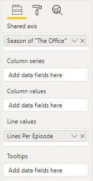 Step 1a: Line Chart Field Config