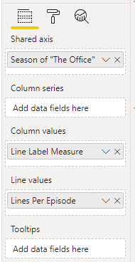 Step 3a: Add New DAX Measure to Column values