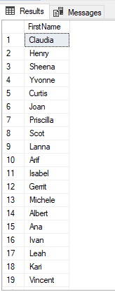 Example 4: Select Distinct Combinations